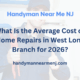What Is the Average Cost of Home Repairs in West Long Branch for 2026