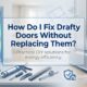 how do i fix drafty doors without replacing them featured title