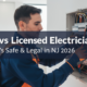 diy electrical repairs vs licensed electrician nj featured