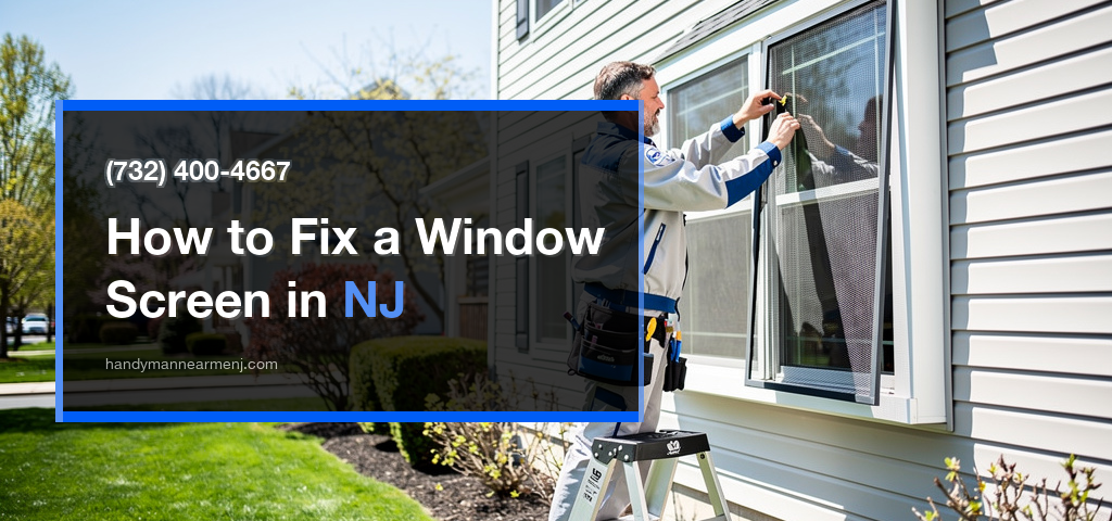 how to fix window screen nj 2026 feature