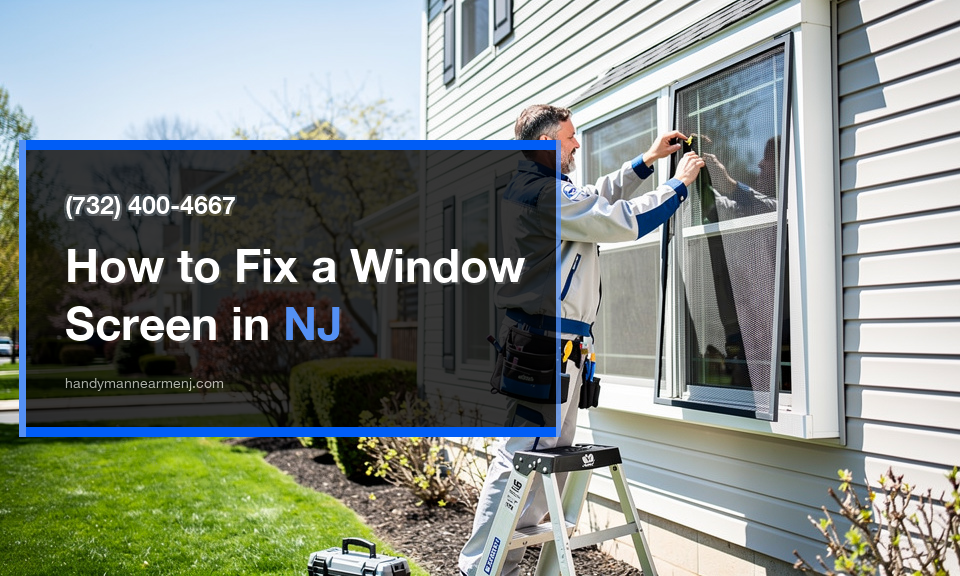 how to fix window screen nj 2026 feature
